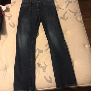 Gap Kids jeans. Dark wash straight leg. Size 14